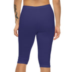 Red Capri Leggings — Women’s Athletic Cropped Leggings