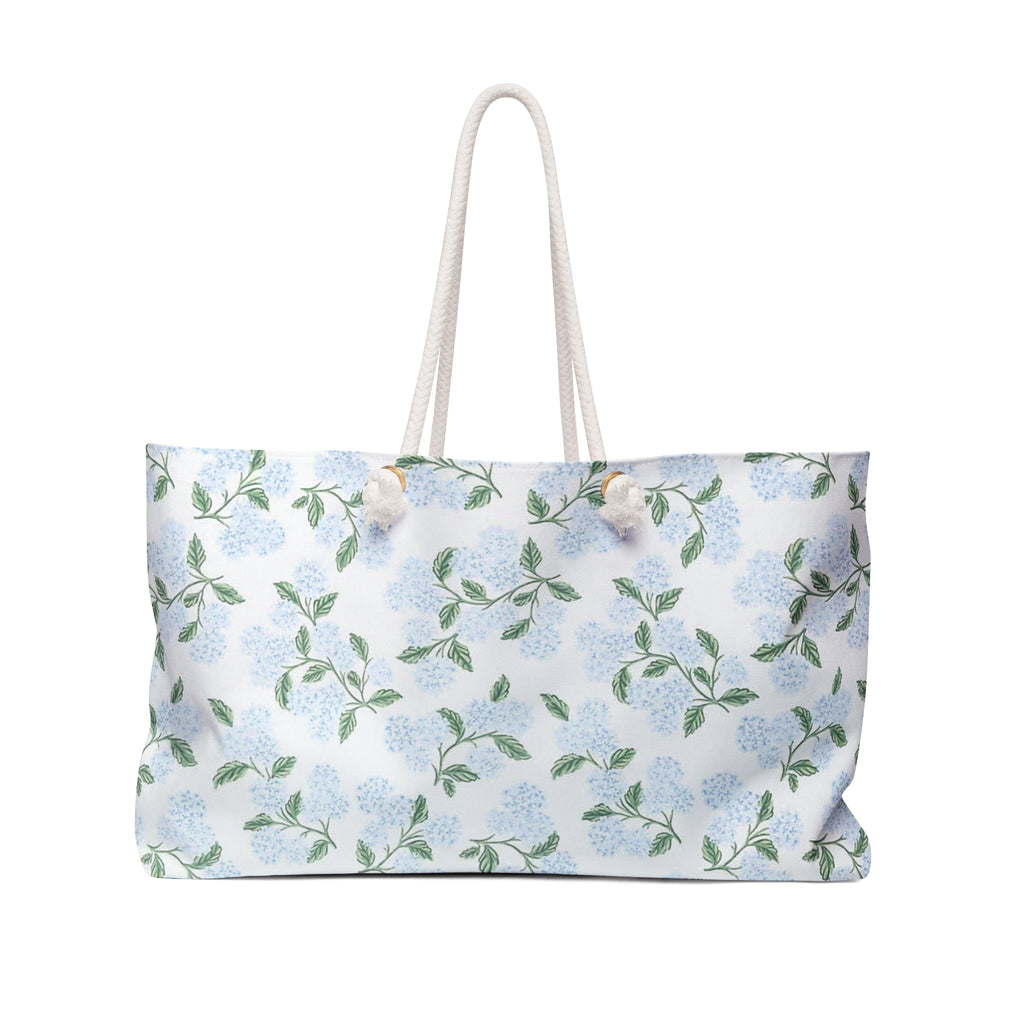 Hydrangea Floral Weekender Bag