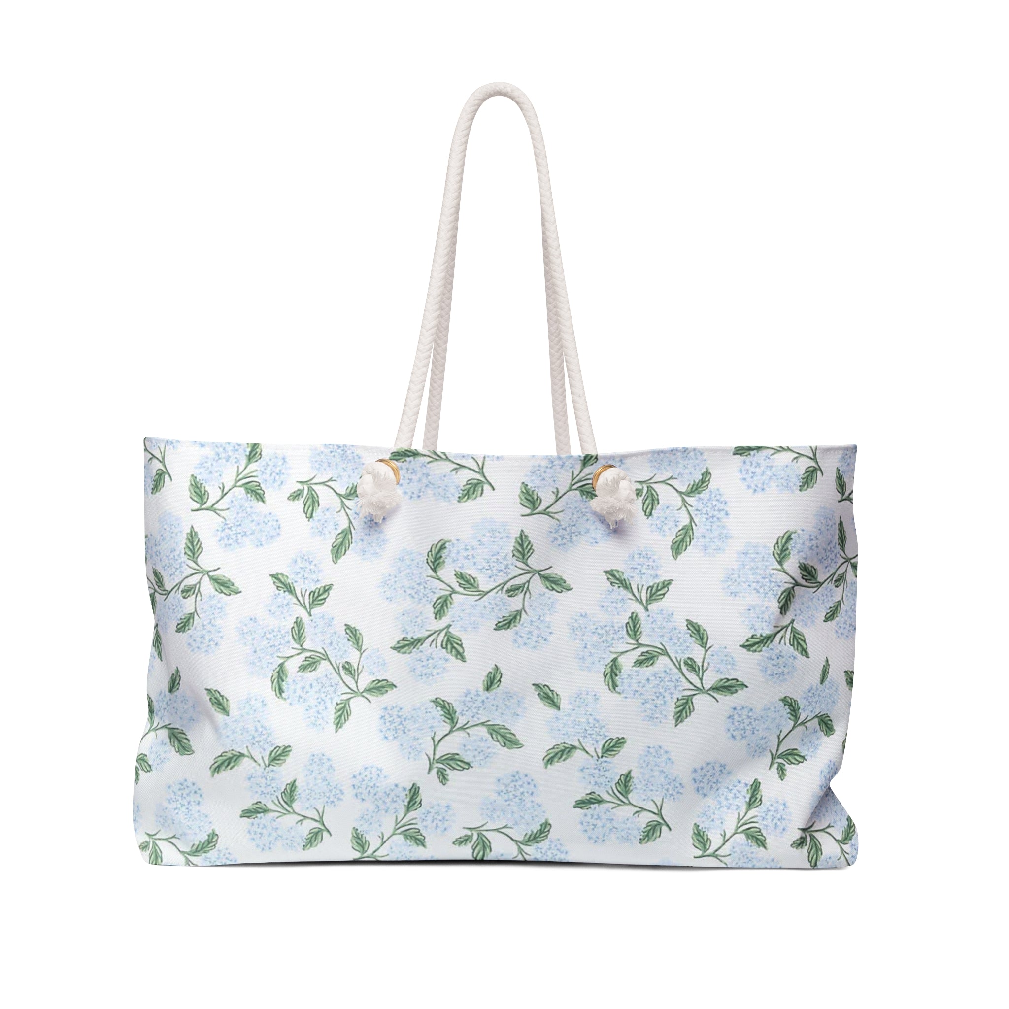Hydrangea Floral Weekender Bag