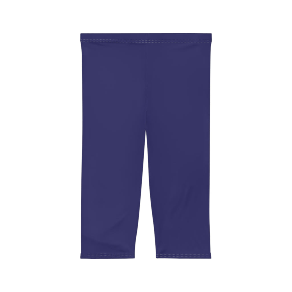 Red Capri Leggings — Women’s Athletic Cropped Leggings