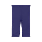Red Capri Leggings — Women’s Athletic Cropped Leggings
