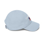 Nantucket Dad Cap with American Flag Embroidery
