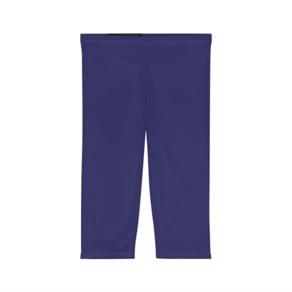 Red Capri Leggings — Women’s Athletic Cropped Leggings