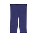 Red Capri Leggings — Women’s Athletic Cropped Leggings