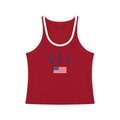 Women's Color Block Cropped Tank Top