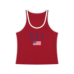 Women's Color Block Cropped Tank Top