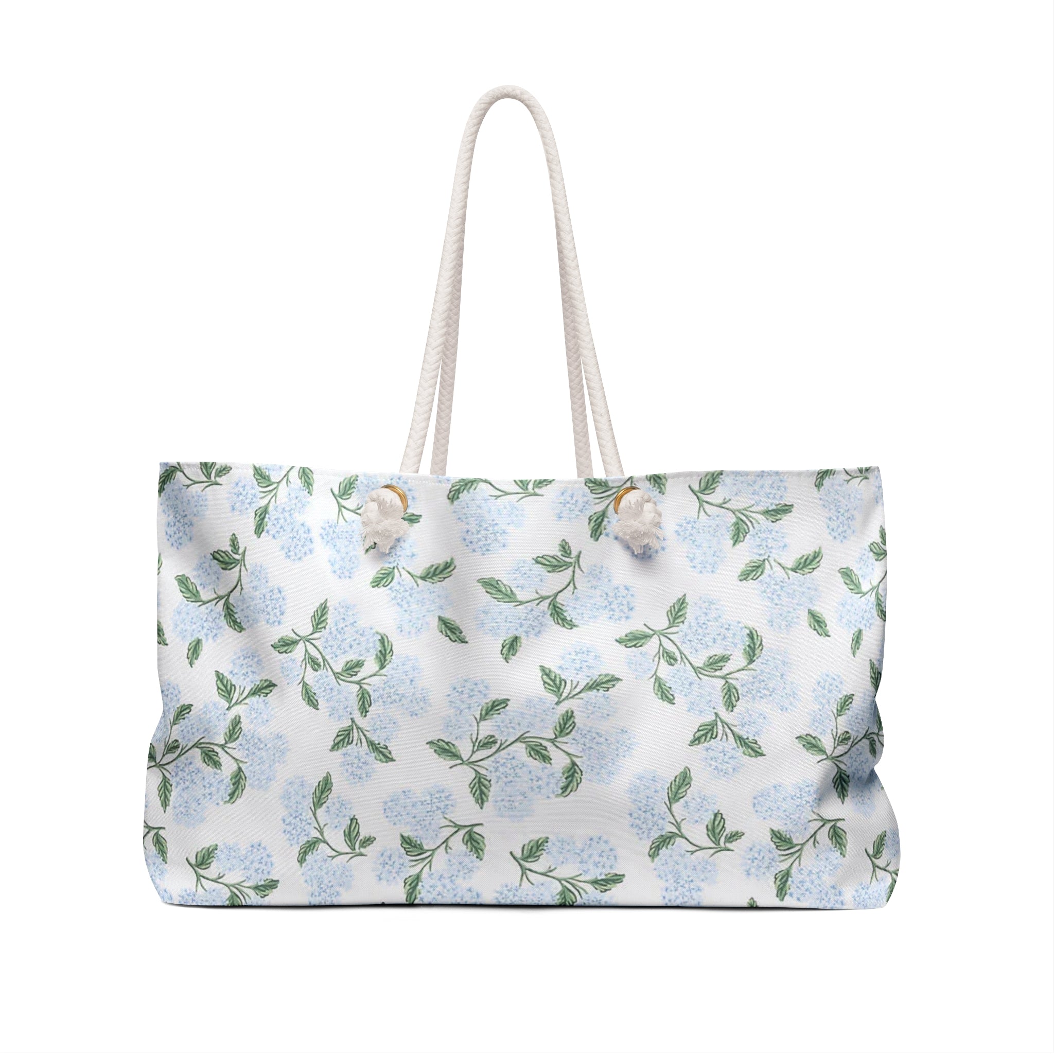 Hydrangea Floral Weekender Bag