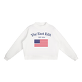 Essential Fleece Mock-Neck Crew Sweatshirt