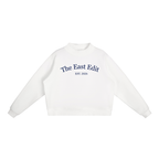 Essential Fleece Mock-Neck Crew Sweatshirt